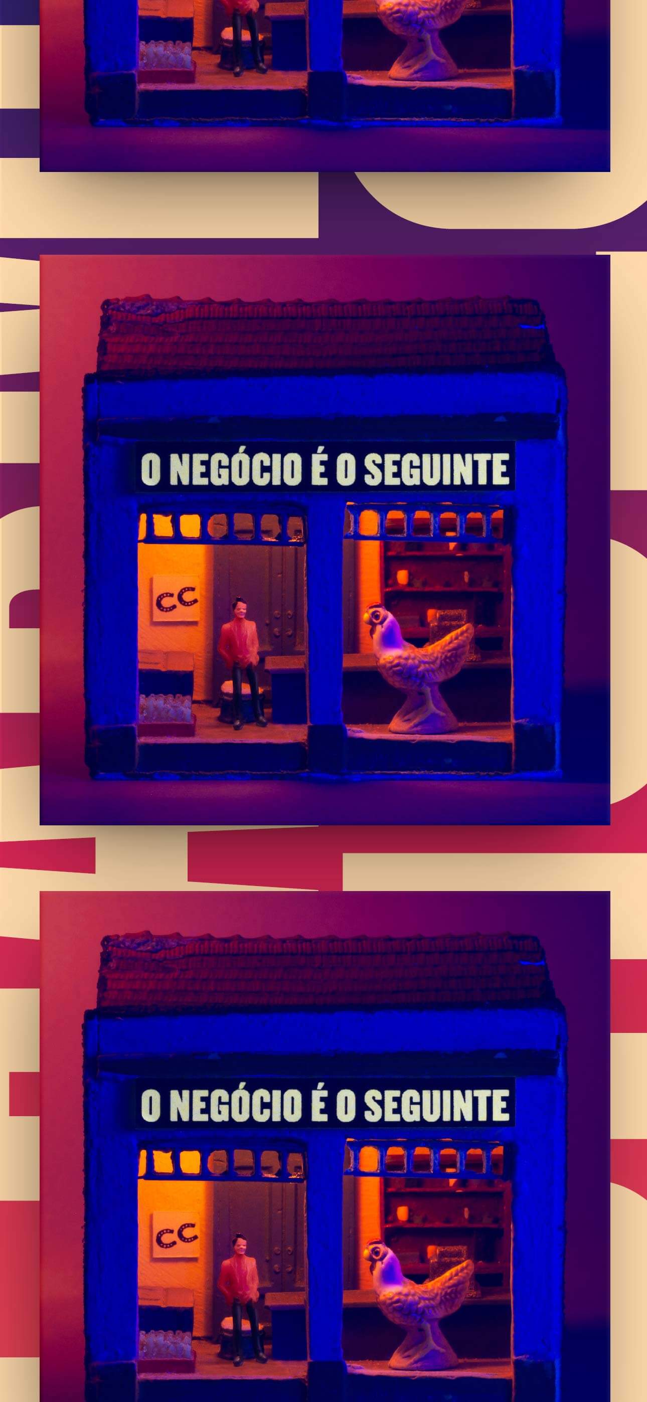 Capa do álbum - O negócio é o seguinte - Charme Chulo